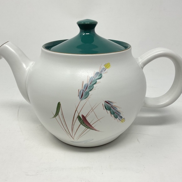 Denby Other - Denby Greenwheat (retired) Stoneware Teapot